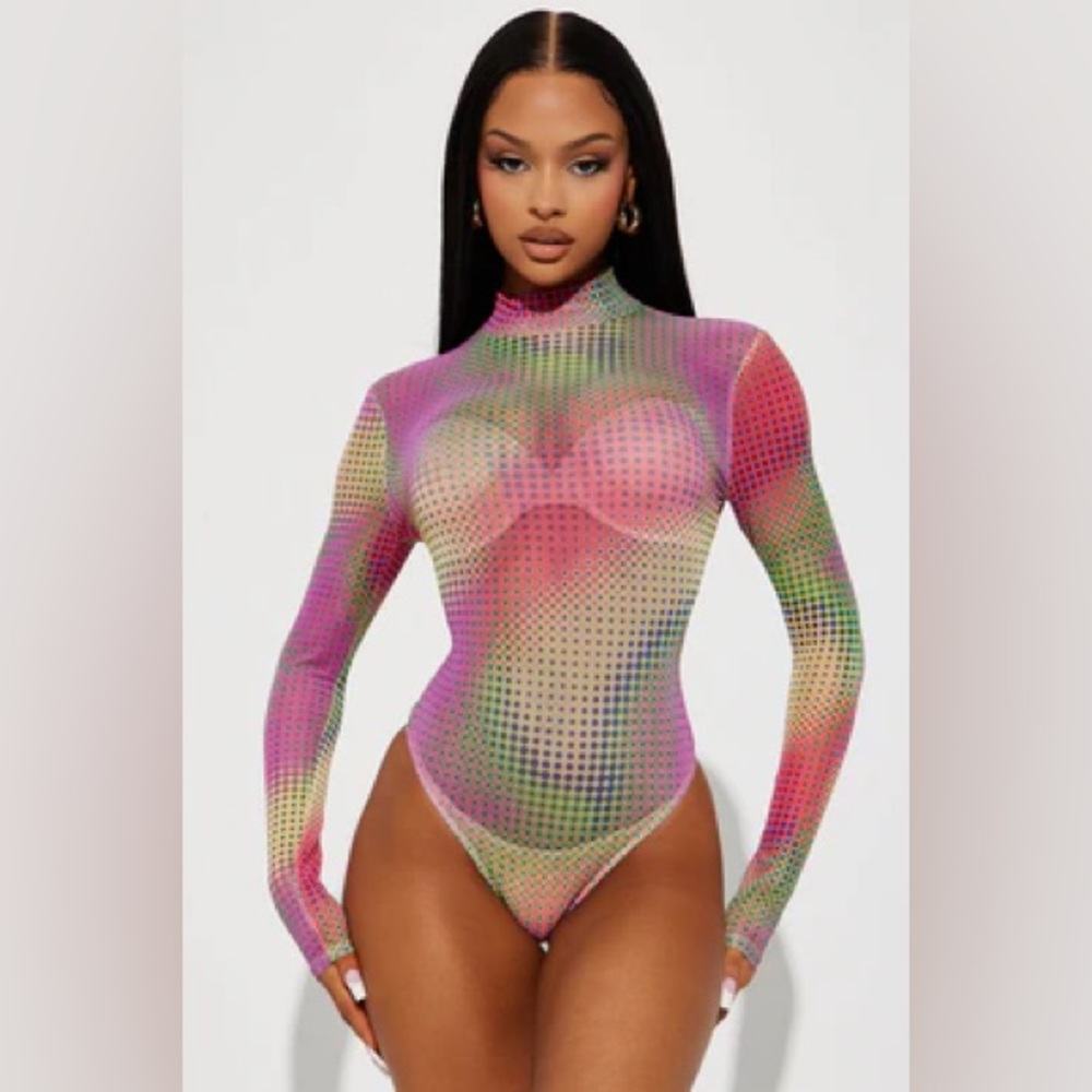 Fashion Nova Disco Fever Bodysuit